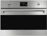 Smeg 45cm Classic Combi Microwave Electric Built-In Oven SOA4302M1X
