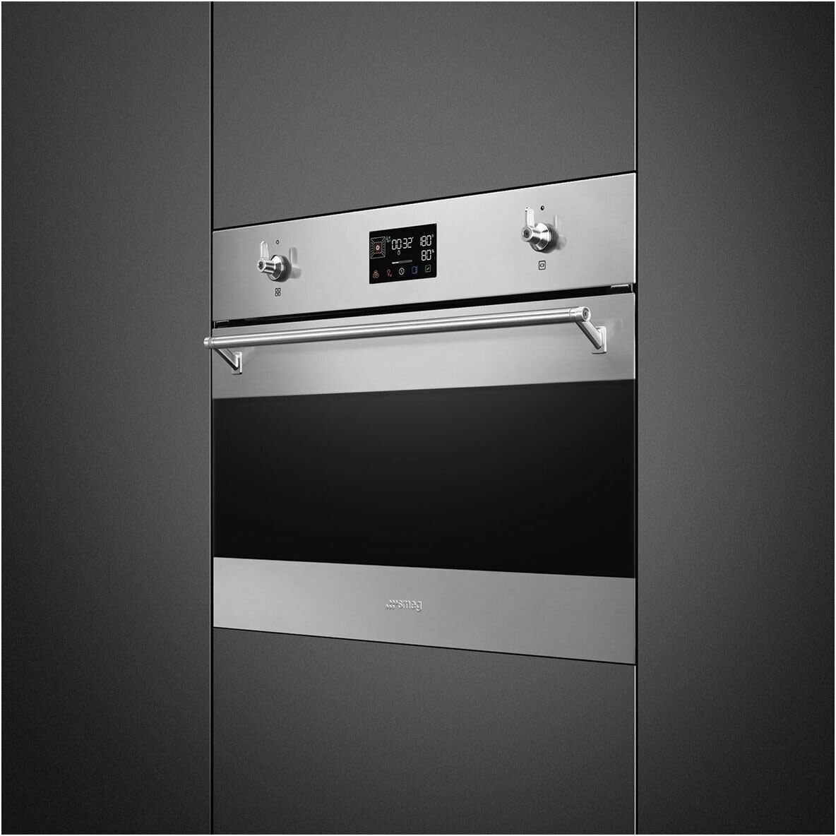 Smeg 45cm Compact Classic Steam Oven Stainless Steel SOA4302S3X
