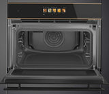 Smeg 45cm Dolce Stil Novo Multitech Electric Oven Copper Trim SOA4606WAPNR
