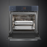 Smeg 60cm Linea Combi Steam Oven Neptune Grey SOA6104S4PG