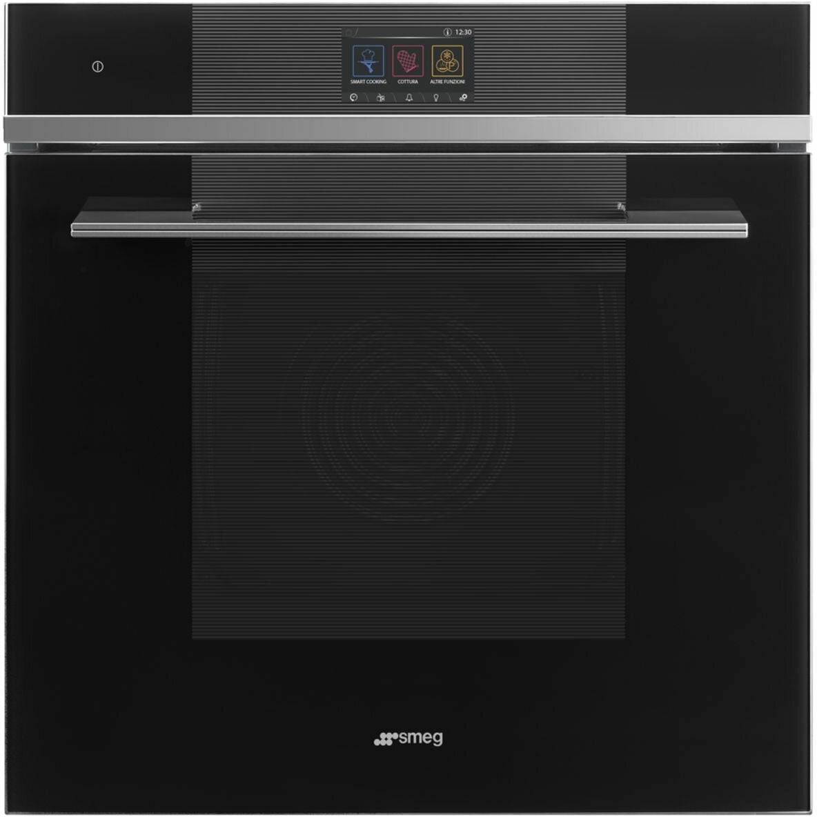Smeg 60cm Linea Combi Steam Oven Black SOA6104S4PN