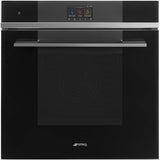 Smeg 60cm Linea Combi Steam Oven Black SOA6104S4PN