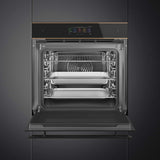 Smeg 60cm Dolce Stil Novo Combi Steam Oven Black SOA6606WS4PNR