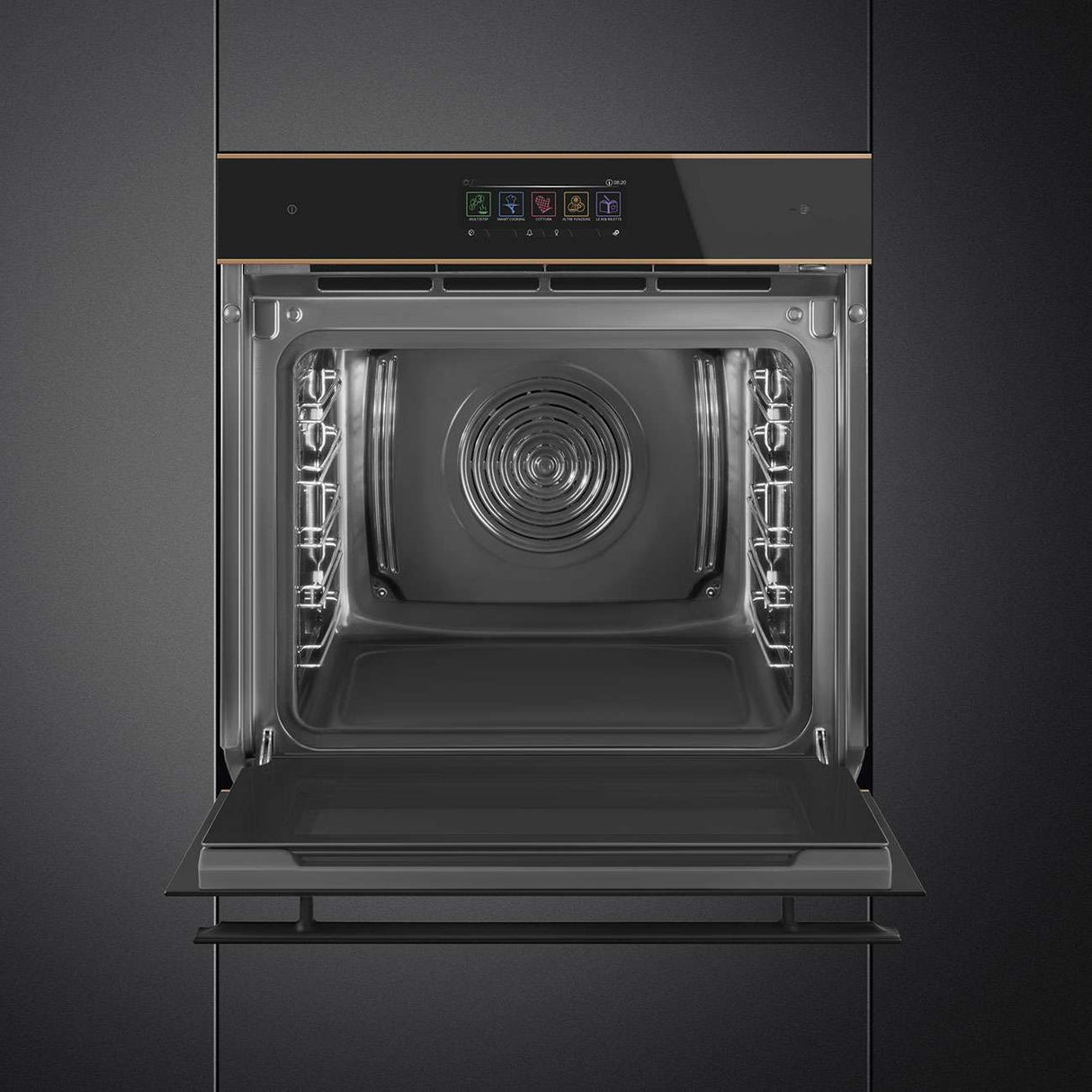 Smeg 60cm Dolce Stil Novo Combi Steam Oven Black SOA6606WS4PNR