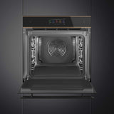 Smeg 60cm Dolce Stil Novo Combi Steam Oven Black SOA6606WS4PNR