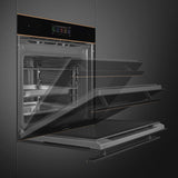 Smeg 60cm Dolce Stil Novo Combi Steam Oven Black SOA6606WS4PNR