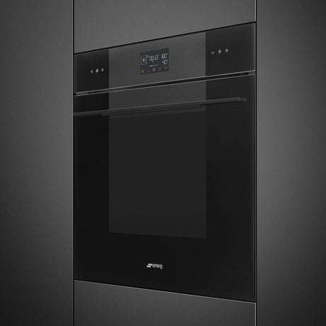 Smeg 60cm Linea Combi Steam Oven Black SOPA6102S2PB3