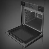 Smeg 60cm Linea Combi Steam Oven Black SOPA6102S2PB3