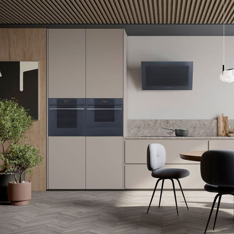 Smeg Linea 60cm Pyrolytic Oven Neptune Grey SOPA6102TG