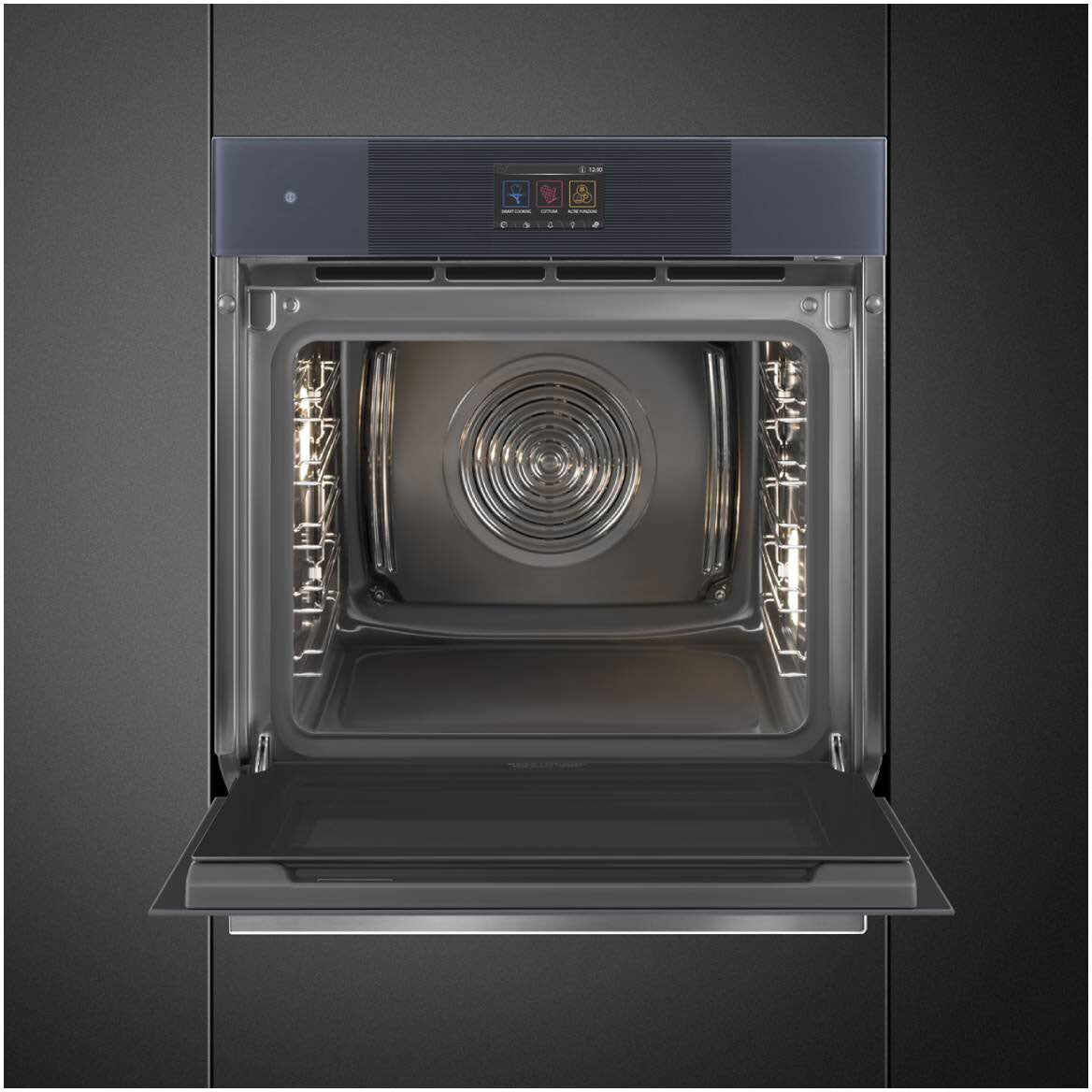 Smeg 60cm Linea Combi Steam Oven Neptune Grey SOPA6104S2PG