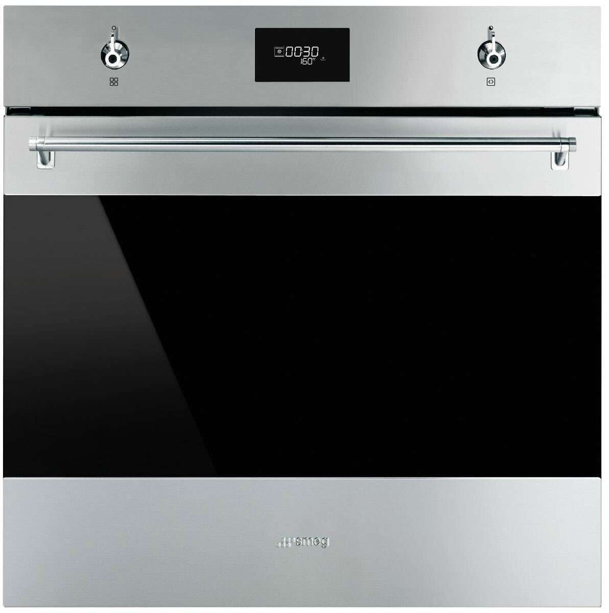 Smeg 60cm Classic Pyrolytic Built-In Electric Oven SOPA6301TX