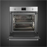 Smeg 60cm Classic Pyrolytic Electric Steam Oven SOPA6302S2PX