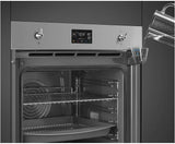 Smeg 60cm Classic Pyrolytic Electric Steam Oven SOPA6302S2PX