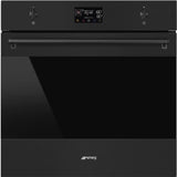 Smeg 60cm Classic Pyrolytic Oven Matte Black SOPA6302TN