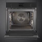Smeg 60cm Classic Pyrolytic Oven Matte Black SOPA6302TN