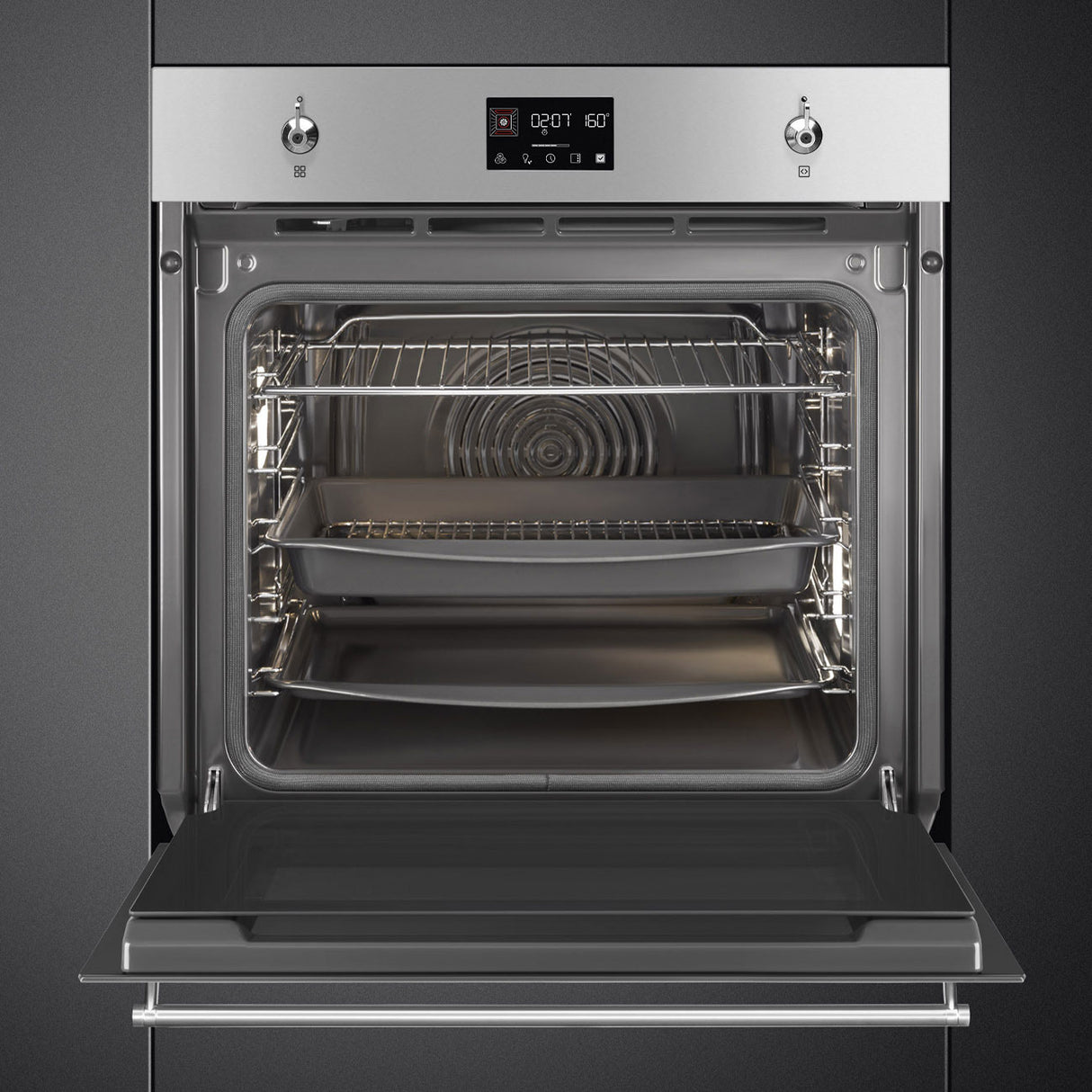 Smeg 60cm Classic Pyrolytic Oven Stainless Steel SOPA6302TX