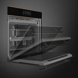 Smeg 60cm Dolce Stil Novo Combi Steam Oven Black SOPA6606WS2PNR
