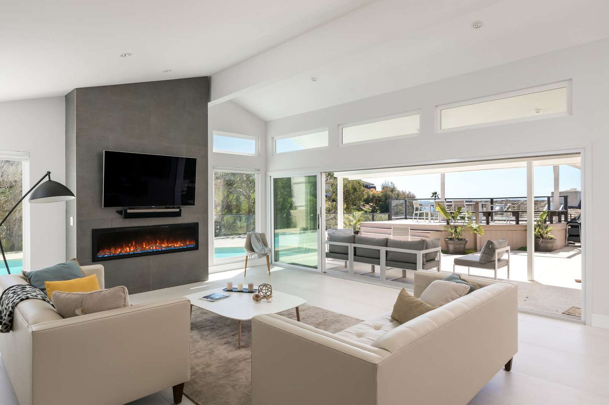Modern Flames Spectrum 74" Electric Fireplace SPS-74B/AUS | Greater Sydney Only