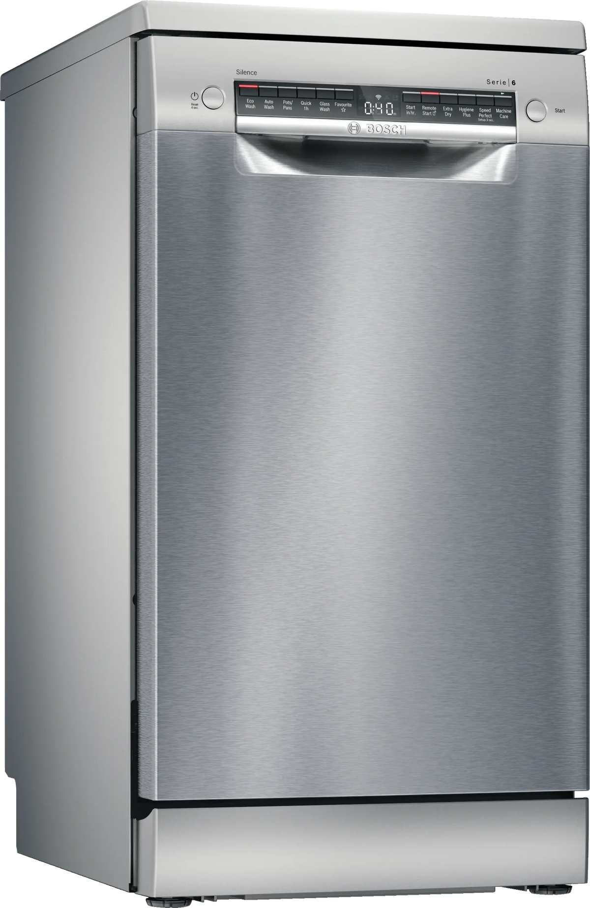 Bosch Series 6 45cm Freestanding Dishwasher Brushed Steel SPS6IKI01A