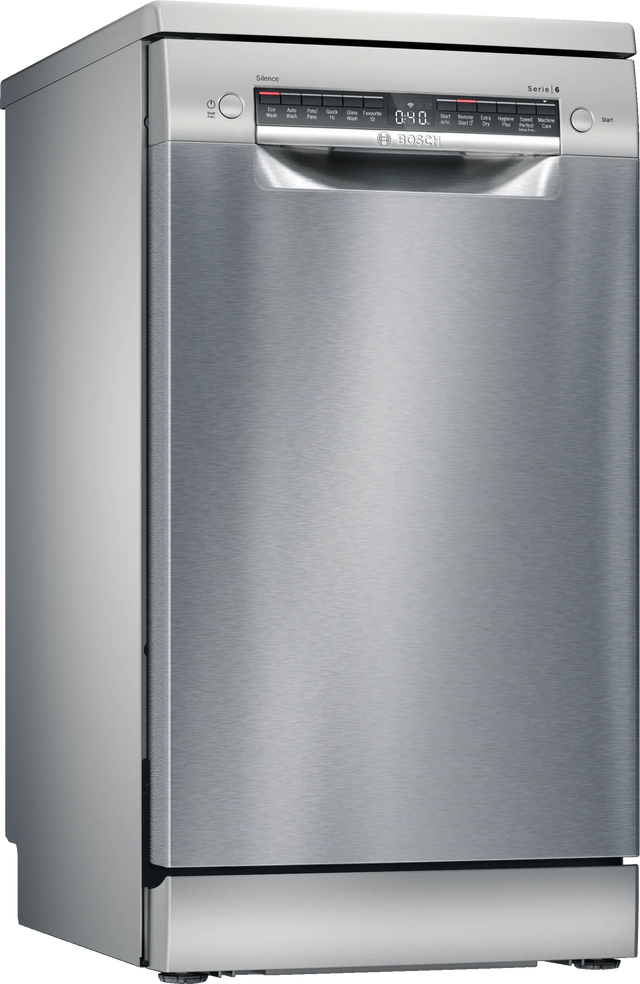 Bosch Series 6 45cm Freestanding Dishwasher Brushed Steel SPS6IKI01A