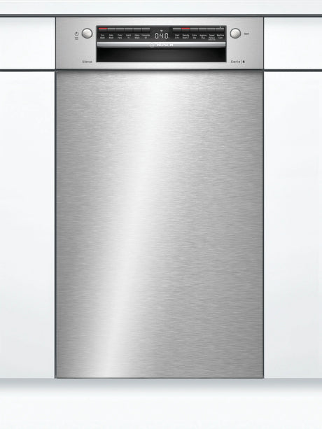 Bosch Series 6 45cm Built Under Dishwasher Brushed Steel SPU6IMS01A