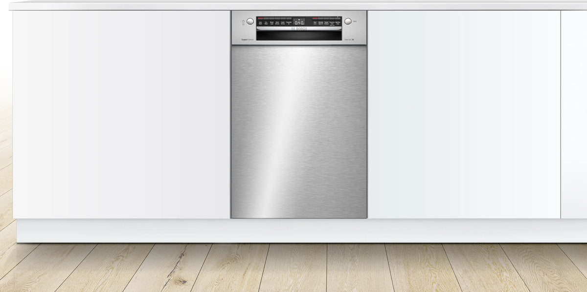 Bosch Series 6 45cm Built Under Dishwasher Brushed Steel SPU6IMS01A
