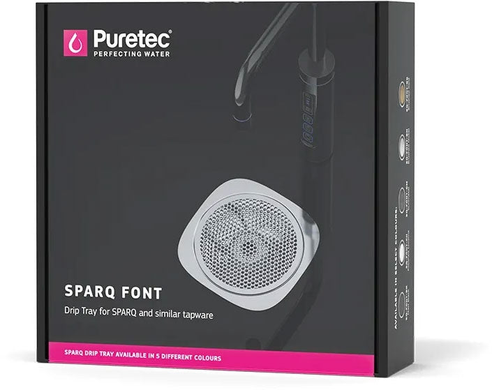 Puretec SPARQ Stand Alone Font Drip Tray Chrome SQ-FONT-CH