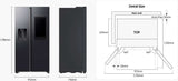 Samsung 615L Side by Side Refrigerator SRS6800BFH | Greater Sydney Only