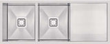 Abey Lugano Double Bowl Undermount Sink ST340DU