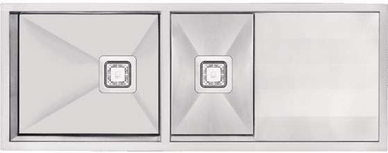 Abey Lugano 1 & 3/4 Bowl Undermount Sink ST460DU