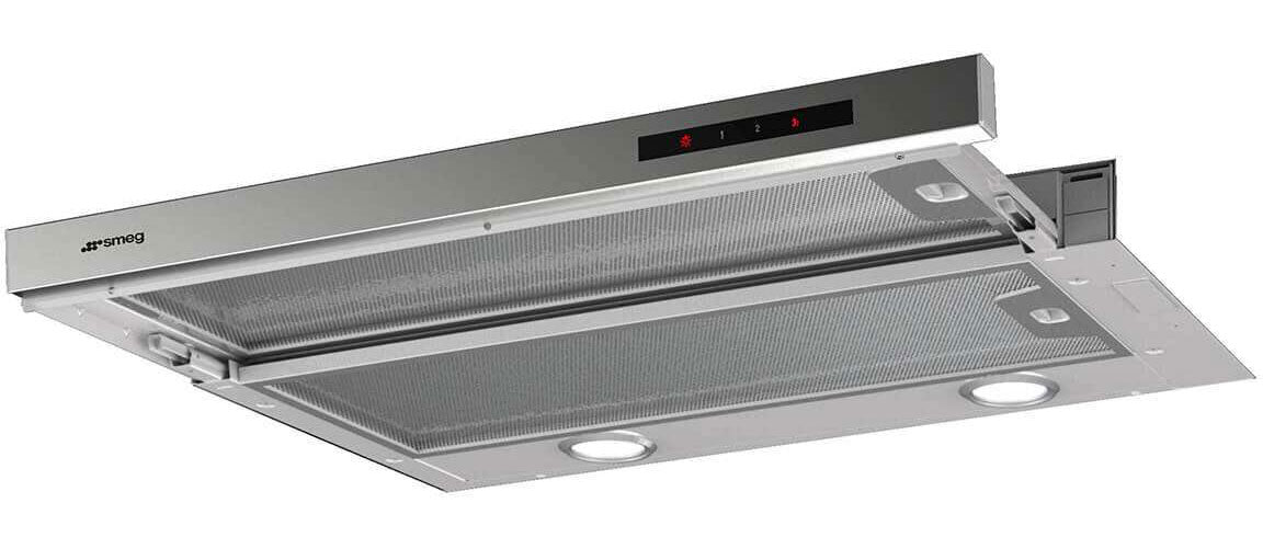 Smeg 60cm Telescopic SlideOut Rangehood Silver STH650X2