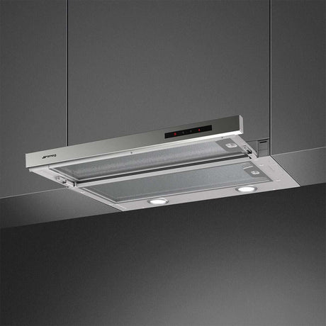 Smeg 60cm Telescopic SlideOut Rangehood Silver STH650X2