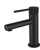 Modern National Star Mini Basin Mixer Tap Matte Black STRM001BK+STRM001BK-H2