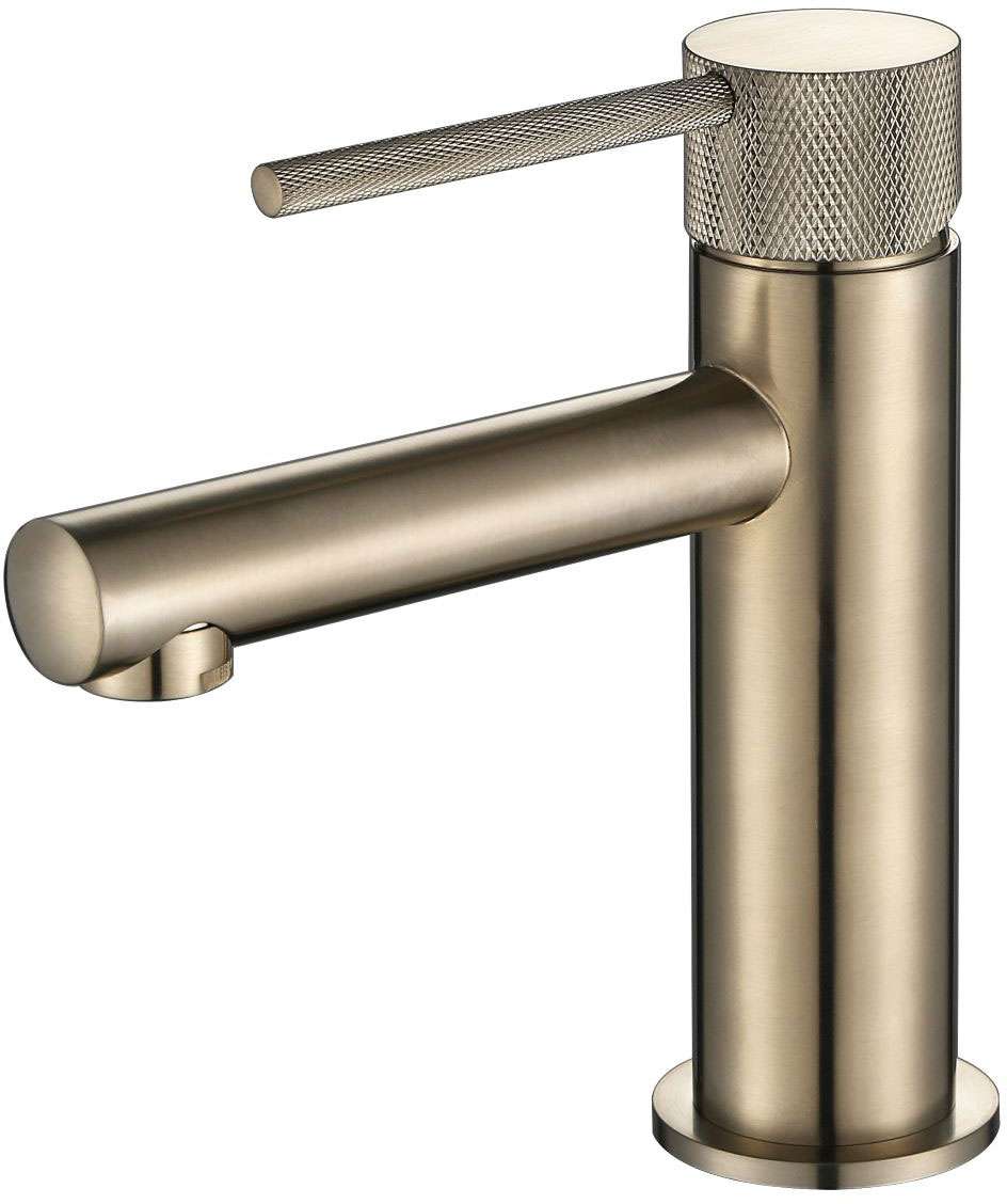 Modern National Star Mini Basin Mixer Tap Brushed Nickel STRM001BN+STRM001BN-H2