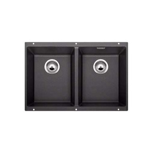 Blanco Rock Grey Double Bowl Undermount Granite Sink SUB350350UGK5 526854