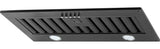 Schweigen 60cm Non-Silent 1080m3/hr Black Undermount Rangehood SWU-6B