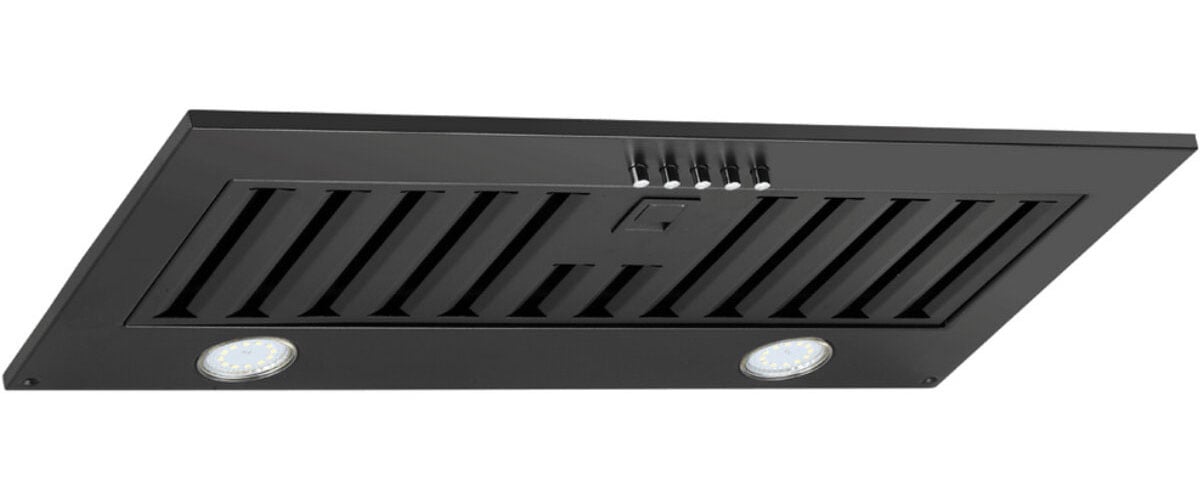 Schweigen 60cm Non-Silent 1080m3/hr Black Undermount Rangehood SWU-6B