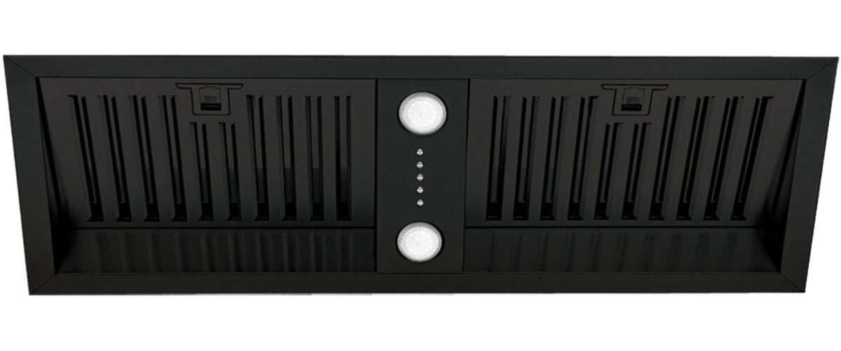 Schweigen 90cm Non-Silent 1080m3/hr Black Undermount Rangehood SWU-9B