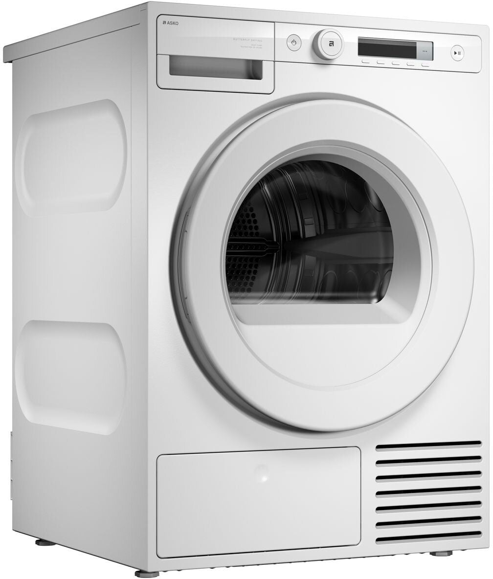 ASKO Classic 8kg Butterfly Drying Heat Pump Dryer White T108HW.AU