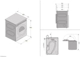 ASKO Logic 8kg Butterfly Drying Heat Pump Dryer White T308HCW.AU