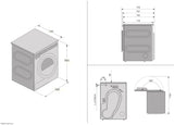 ASKO Logic 11kg Butterfly Drying Heat Pump Dryer White T311HCXLW.AU