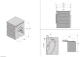 ASKO 10kg Logic Heat Pump Dryer White T410HD.W.AU