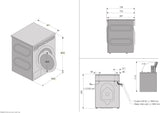 ASKO Style 11kg Butterfly Drying Tumble Dryer Graphite Black T511HPXLG.AU
