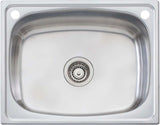 Oliveri Laundry 45L Tub With Rinse Bypass Inset Sink TI45S