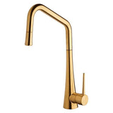 Abey Tink D Brushed Gold Kitchen Pull Out Mixer Tap TINKD-BG