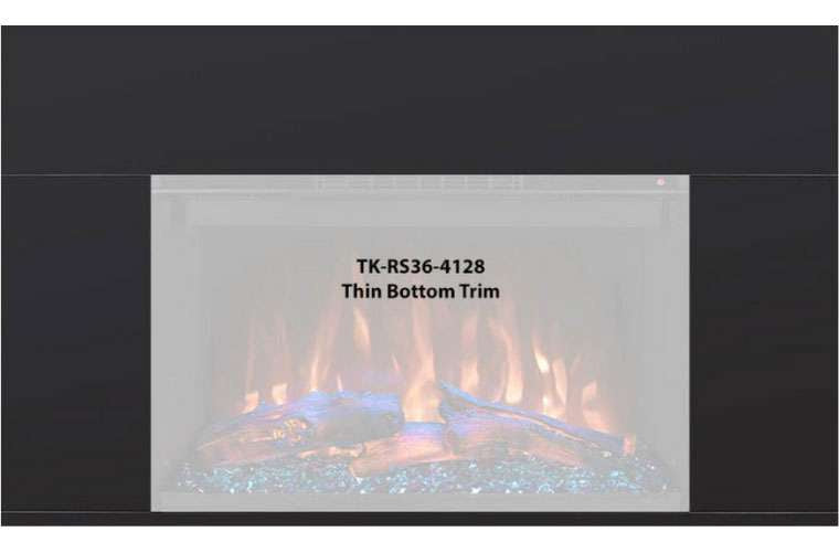 Modern Flames 4" Trim Kit for Redstone 36" TK-RS36-4128 | Greater Sydney Only