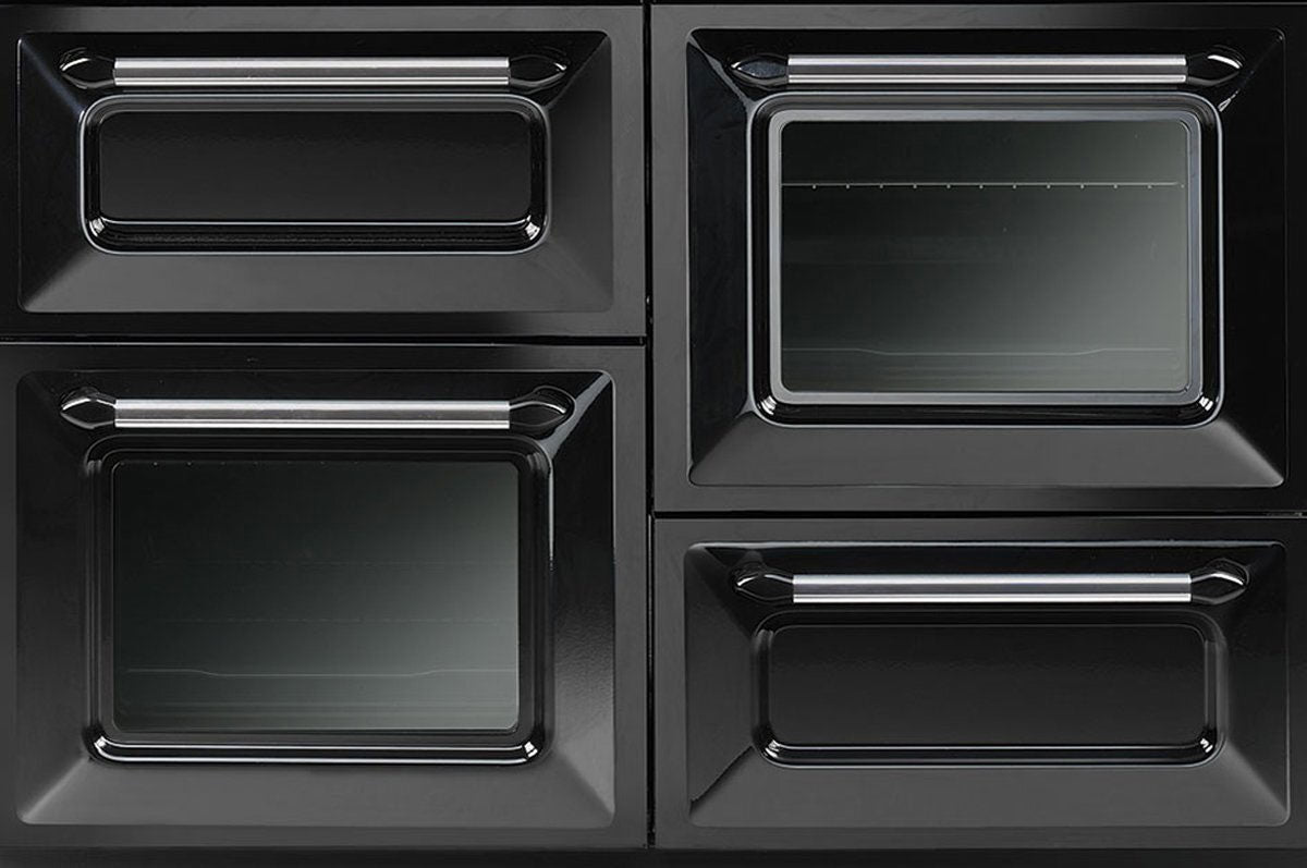 Smeg 110cm Victoria Black Dual Fuel Freestanding Oven/Stove Black TRA4110BL