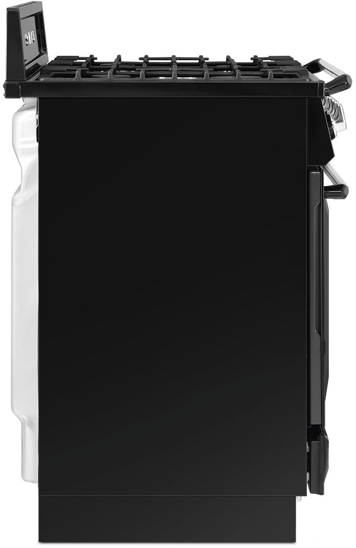 Smeg 90cm Victoria Freestanding Dual Fuel Oven/Stove Black TRA90GPBL