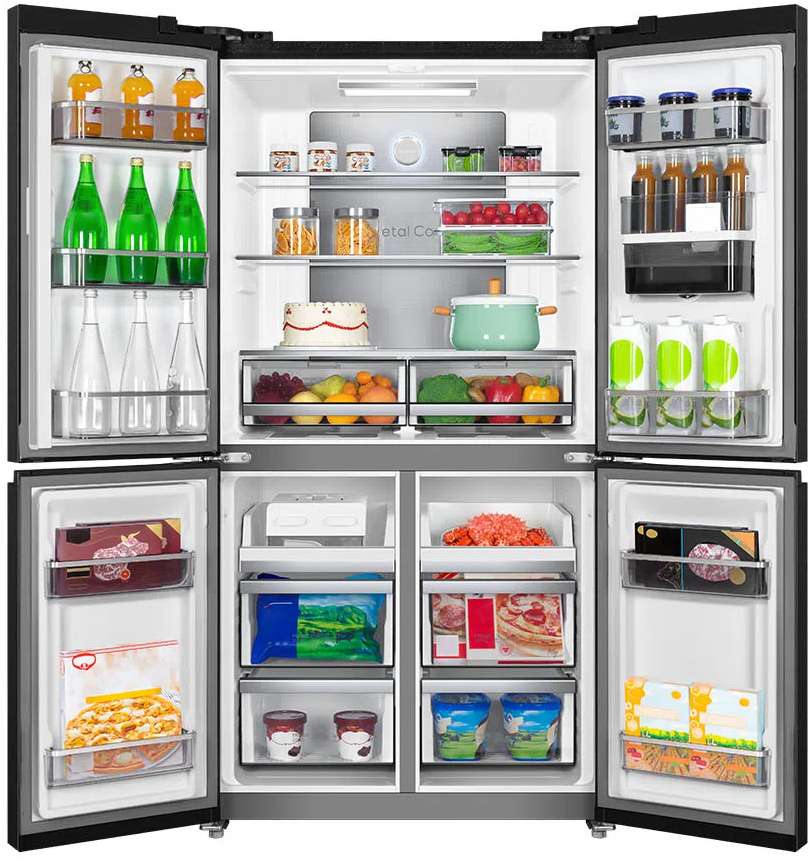 TCL 590L Quad Door Refrigerator TRF590QHB | Greater Sydney Only