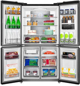 TCL 590L Quad Door Refrigerator TRF590QHB | Greater Sydney Only